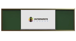 Комплект рельсовой системы с классной доской IGB1M и интерактивной панелью Interwrite 65DB-TL со встроенным вычислительным блоком OPS i5 8GB, SSD 256 Гб + Windows 10 PRO + WORKSPACE