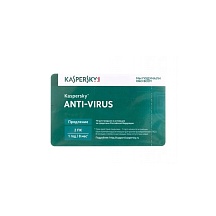 Антивирус Kaspersky Anti-Virus Russian Edition. 2-Desktop 1 year Renewal Card