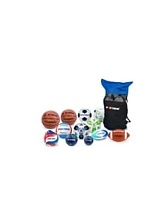 Набор спортивных мячей в сумке (12 мячей) «Матч»