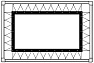 Полотно на люверсах Corvus (4:3) 326х249 (Z 305х229/3 Белое матовое (PW)-PS/S)